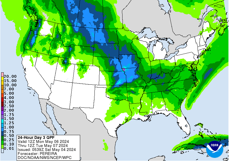 Day 3 QPF map