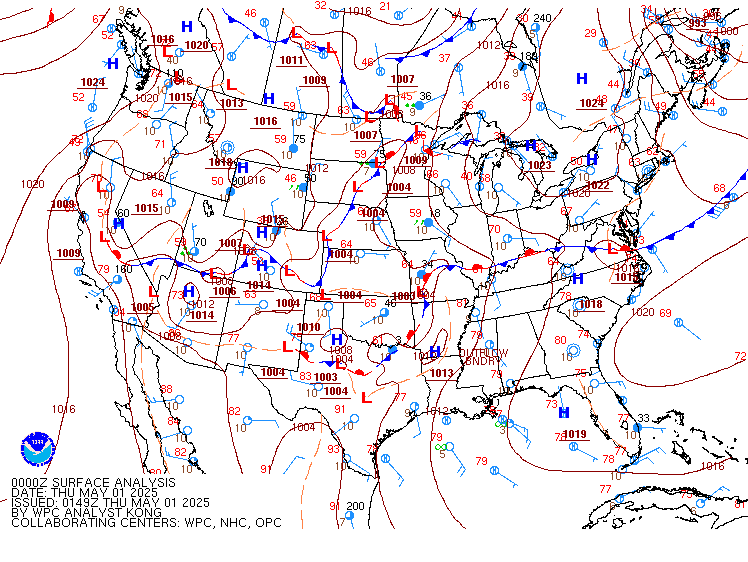 WPC's U.S. Surface Analysis