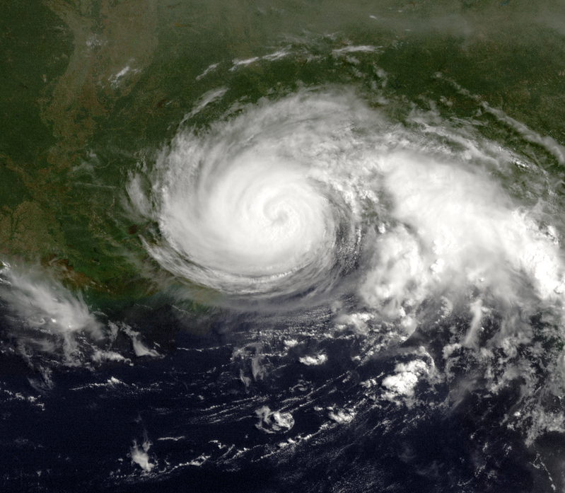 Hurricane Danny (1997) Visible GOES image