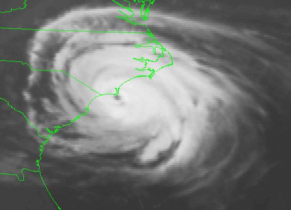 Hurricane Diana Satellite Image
