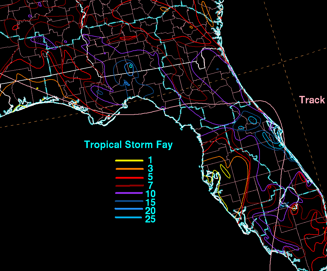 Tropical Storm Fay - August 14-28, 20081095 x 910