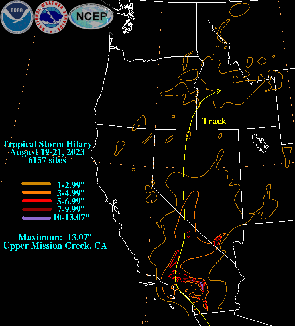 Tropical Storm Arlene (2023) Rainfall