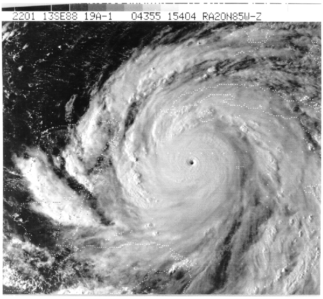Hurricane Gilbert (1988) Visible Image