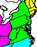 Image of the Mid-Atlantic States