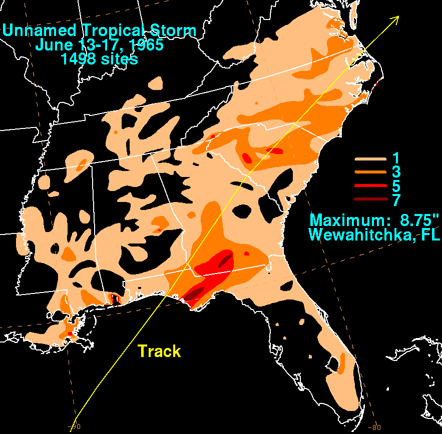 Unnamed Tropical Storm of June 1965