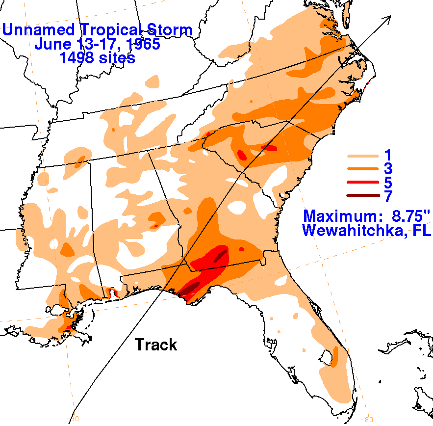 Unnamed Tropical Storm of June 1965