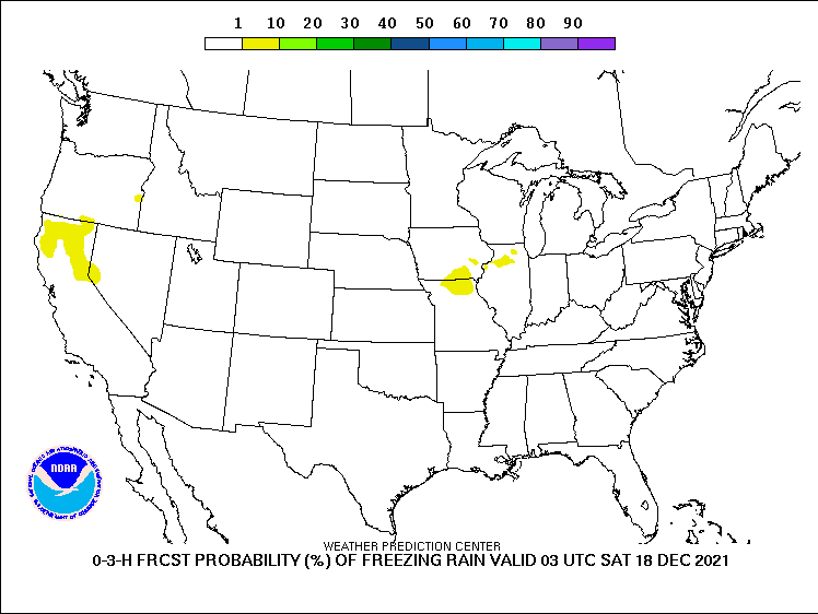 Probability of Freezing Rain