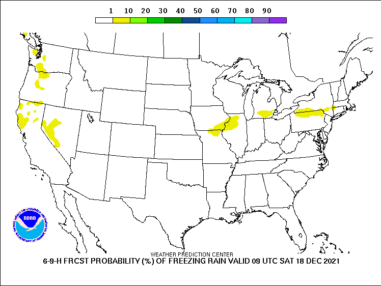 Probability of Freezing Rain