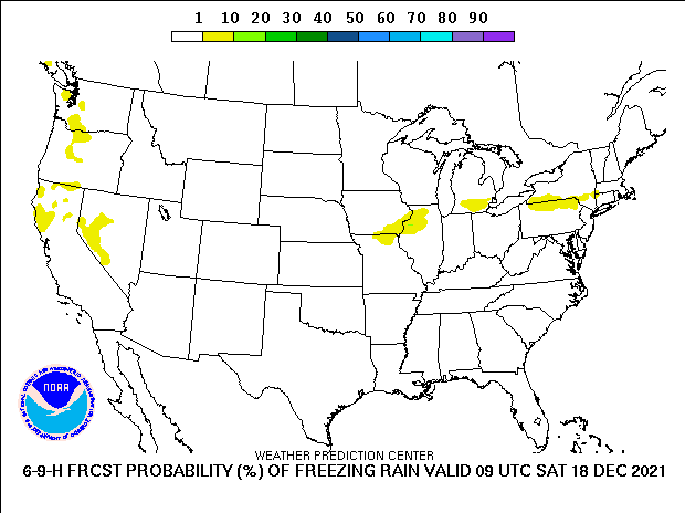 3-hour probability of freezing rain ending at 09Z December 18, 2021