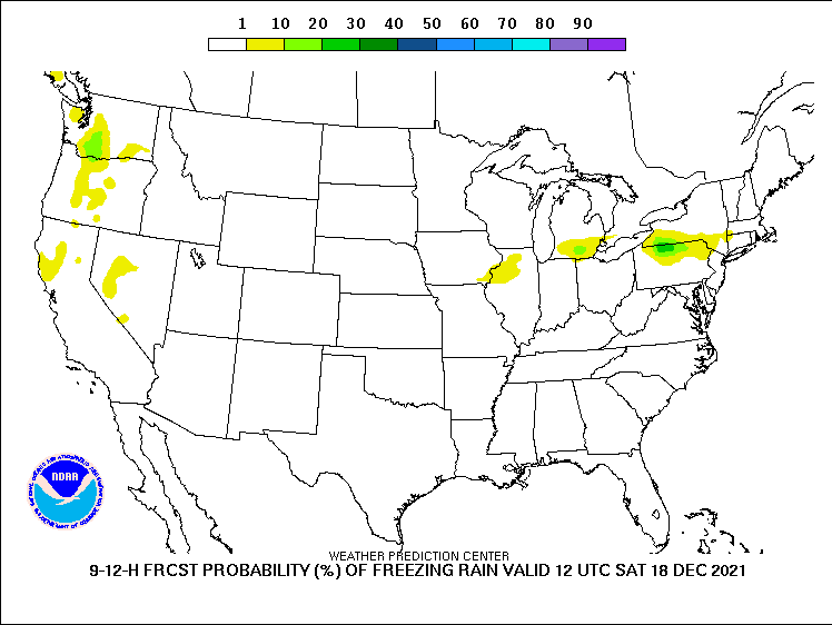 Probability of Freezing Rain