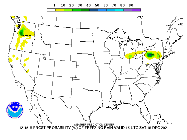 Probability of Freezing Rain