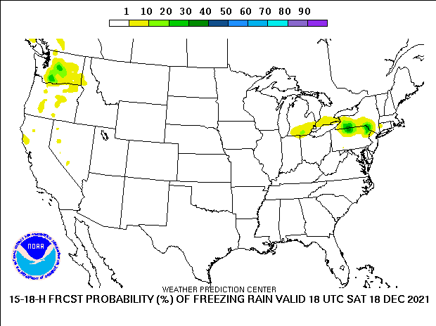 3-hour probability of freezing rain ending at 18Z December 18, 2021