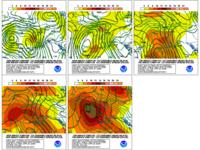 Day 4-8  WPC Versus GFS Ensemble Mean/Spread Sea Level Pressure
     Forecasts for Alaska