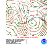 Day 4 WPC and GFS 500mb Height Forecasts