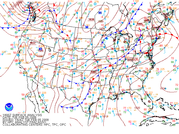 Archived Surface Analysis