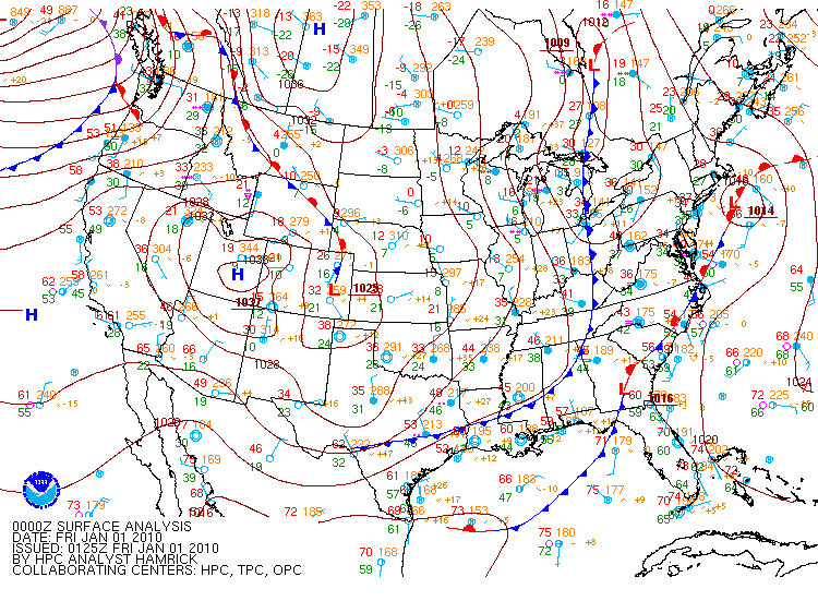 Archived Surface Analysis