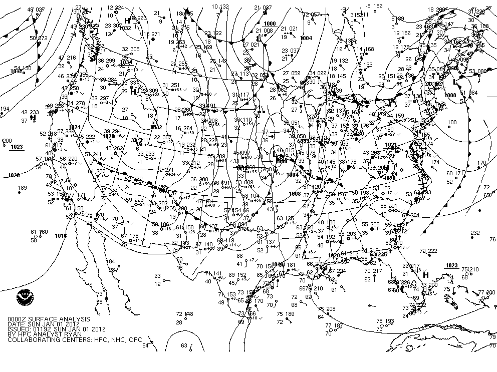 Archived Surface Analysis