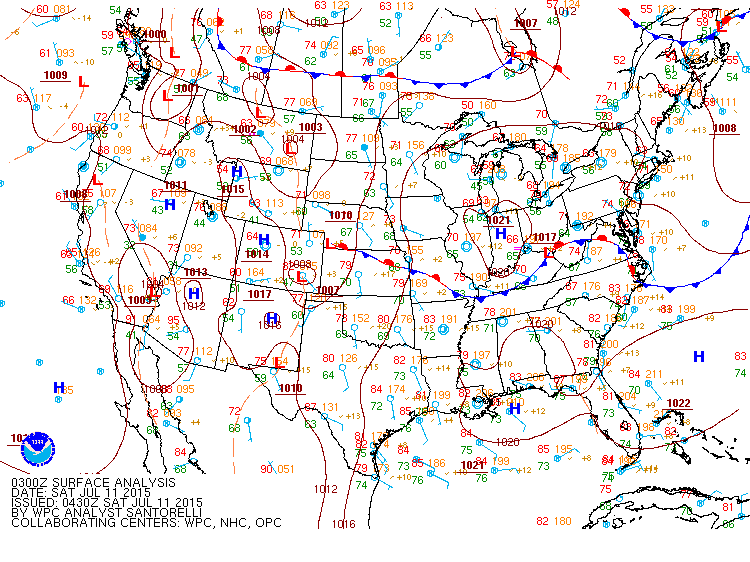 Archived Surface Analysis