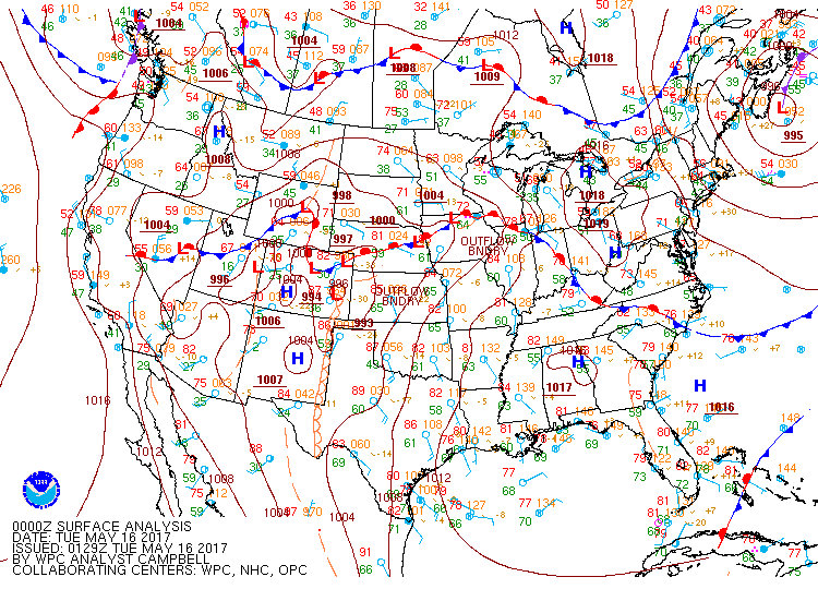 Archived Surface Analysis