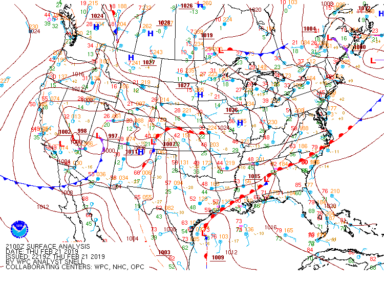 Archived Surface Analysis