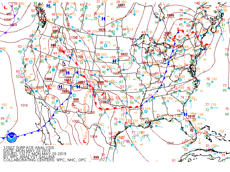 Archived Surface Analysis