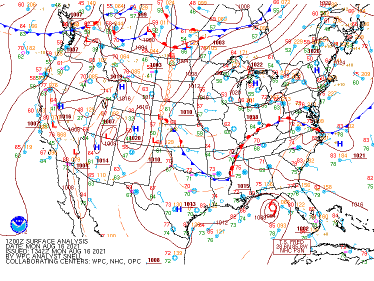 Archived Surface Analysis