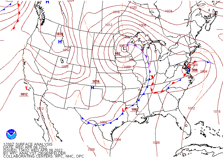 Archived Surface Analysis