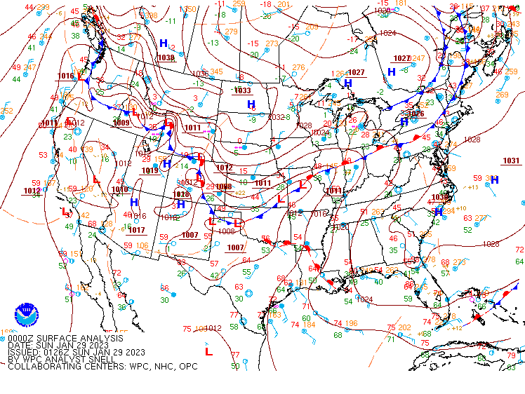 Archived Surface Analysis