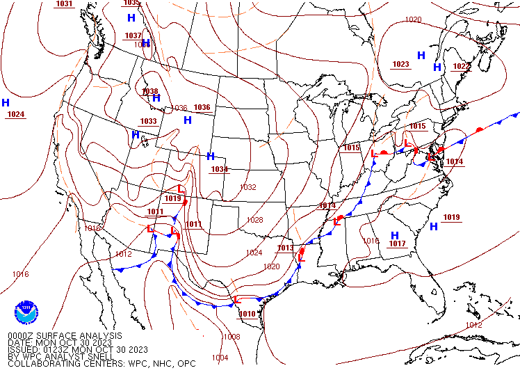 Archived Surface Analysis