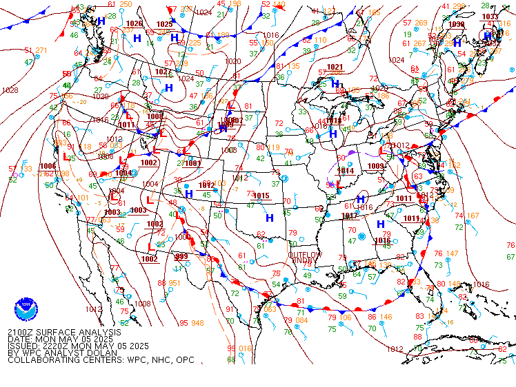 Archived Surface Analysis