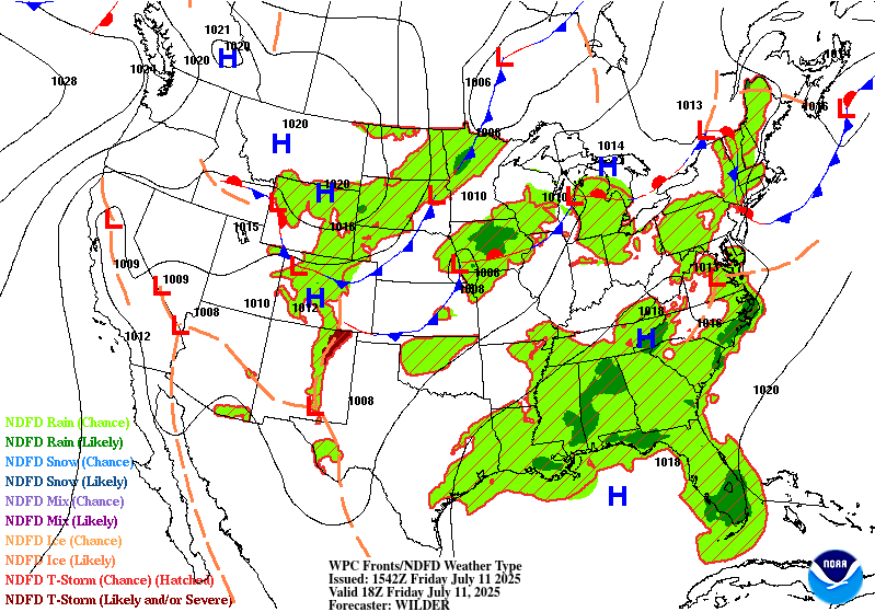 Forecast valid Friday 18Z