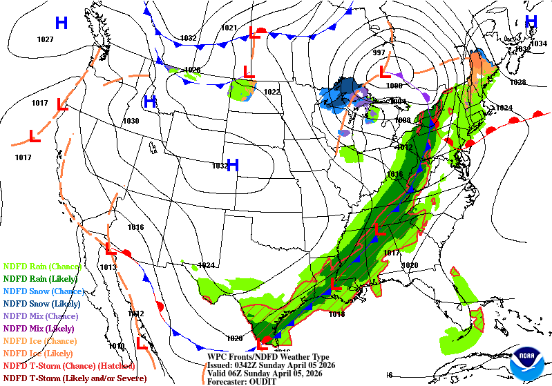 Forecast valid Sunday 06Z