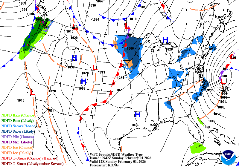 Forecast valid Sunday 12Z