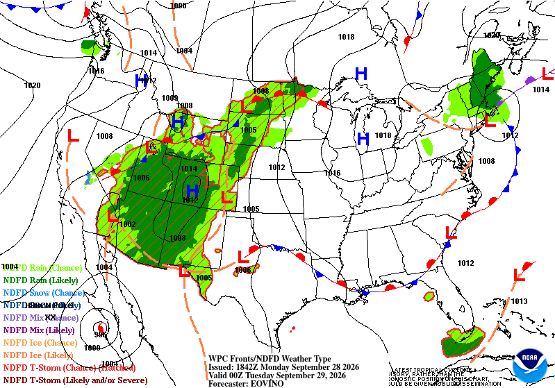 Forecast valid Tuesday 00Z