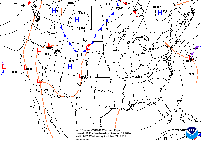 Forecast valid Wednesday 00Z