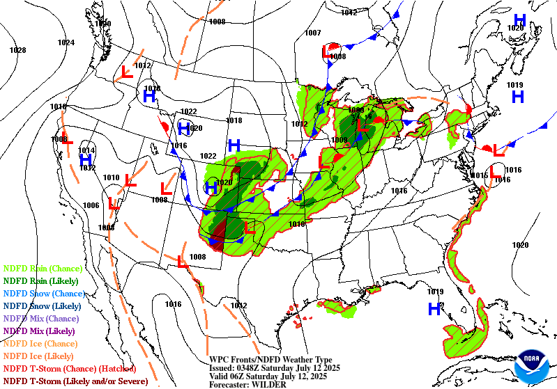 Forecast valid Saturday 06Z