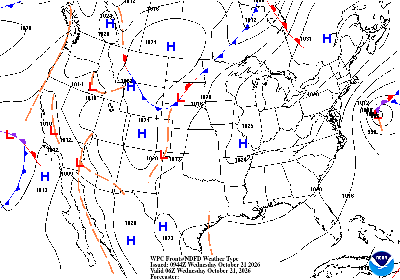 Forecast valid Wednesday 06Z