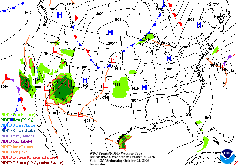 Forecast valid Wednesday 12Z