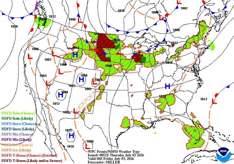 Forecast valid Friday 00Z