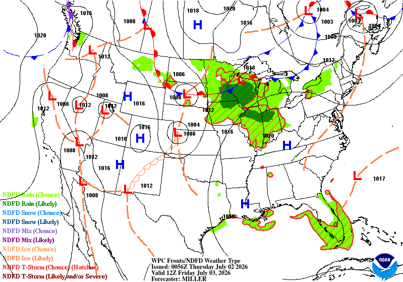 Forecast valid Friday 12Z