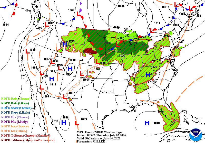 Forecast valid Saturday 00Z