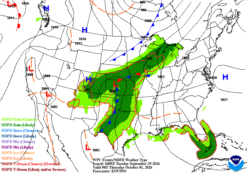 Forecast valid Thursday 00Z