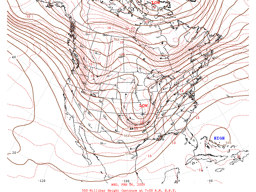 500 Mb Chart Noaa