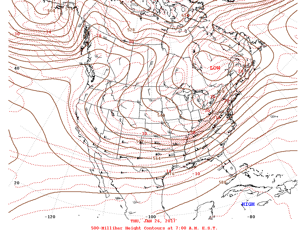 500 Mb Chart Noaa