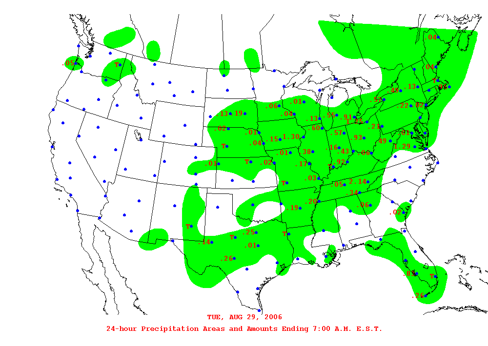 24 hour rainfall totals 24 hour rainfall totals