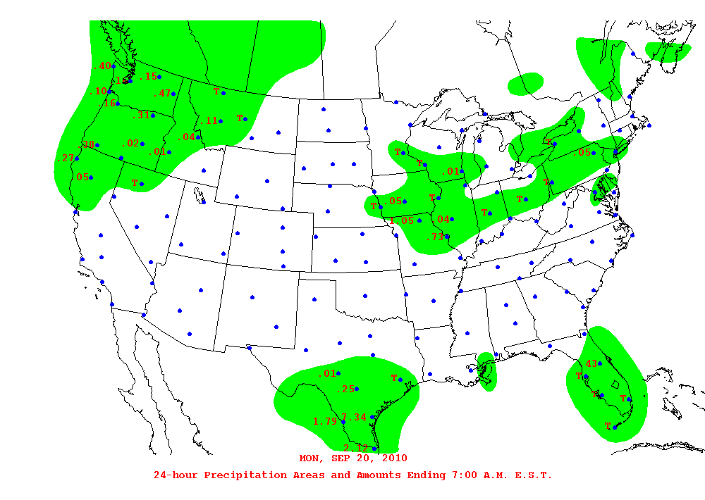 24 hour precipitation totals 24 hour precipitation totals