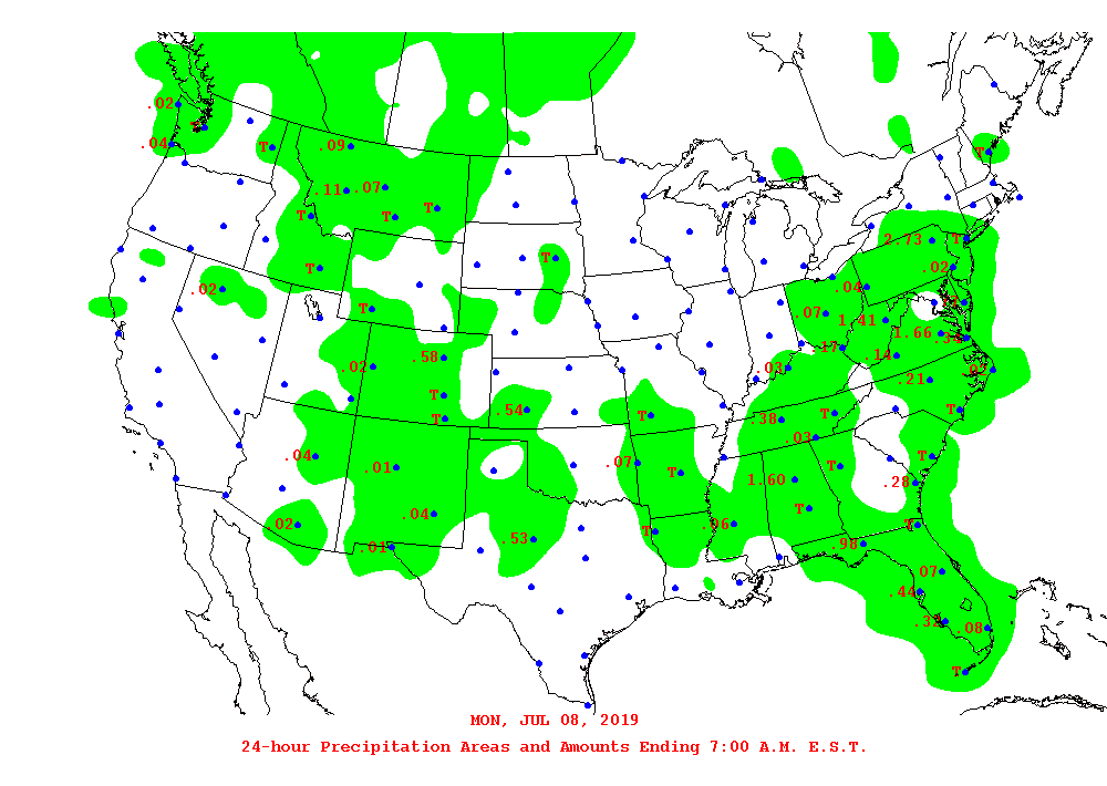 Total 24-Hour Precipitation
