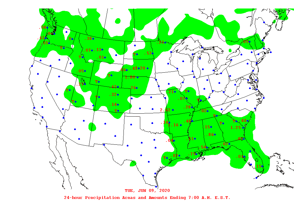 Total 24Hour Precipitation