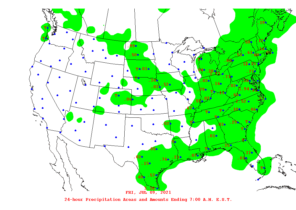 24 hour precipitation totals 24 hour precipitation totals