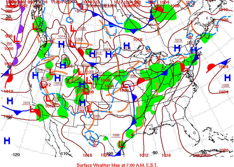 Daily Weather Map
